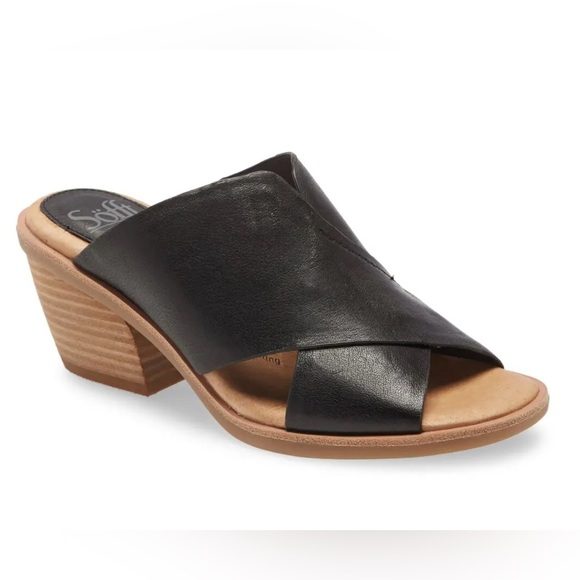 Sofft Perrie Black Slide Sandal Size 9 - Picture 2 of 14